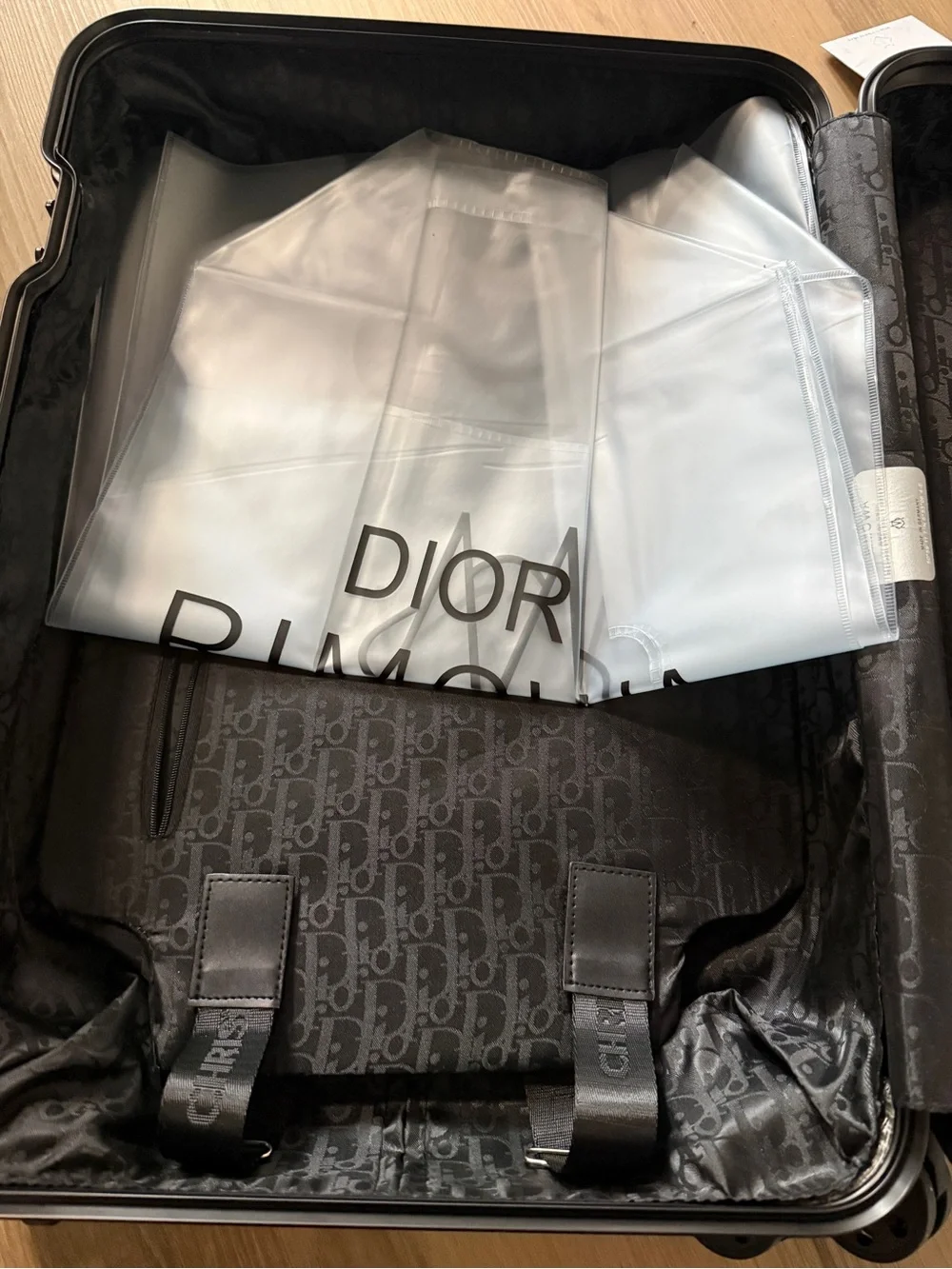 RIMOWA Black Hard-Shell Garment/Travel Bag on Wheels